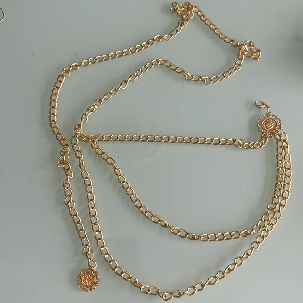 Gold Chain belt A1429
